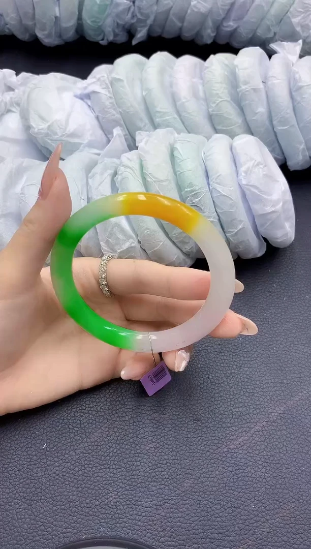 高冰透美人手镯 所见即所得59