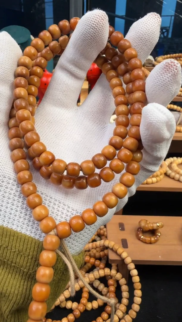 【闪购商品】菩提根/象牙果手串龙脊老型长串卡8*7（有月）