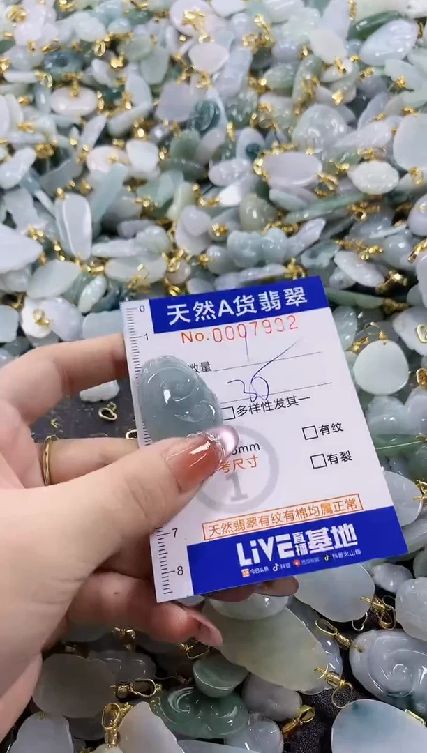 颈饰未镶嵌翡翠天然A货翡翠