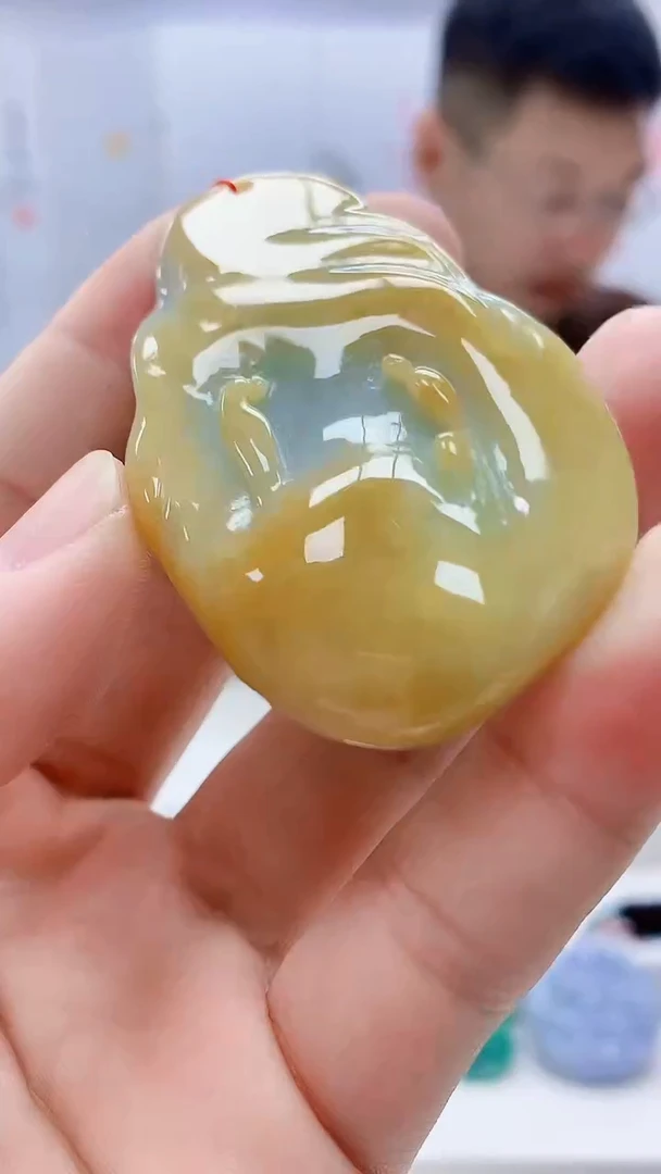 定制翡翠未镶嵌5158bb-毛货挂件14