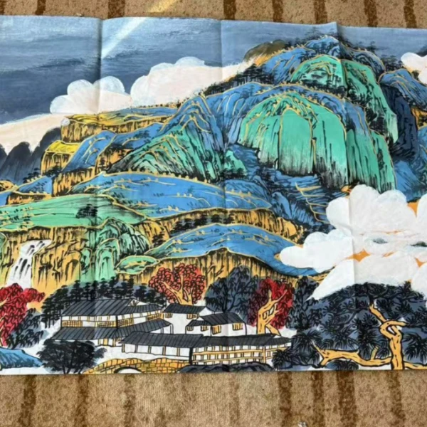 千古书画院 精品 山水图【精品】仿古印刷装饰画