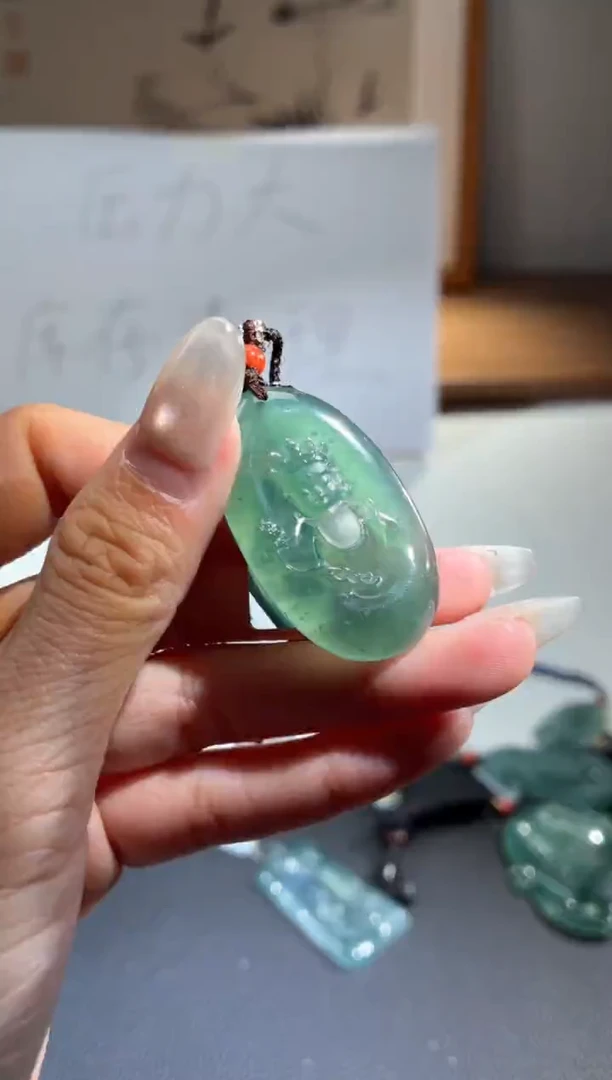 吊坠(不含链)未镶嵌翡翠天然翡翠A货