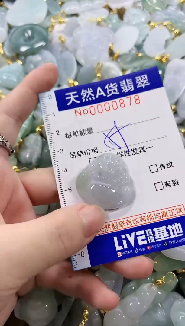 颈饰未镶嵌翡翠天然A货翡翠