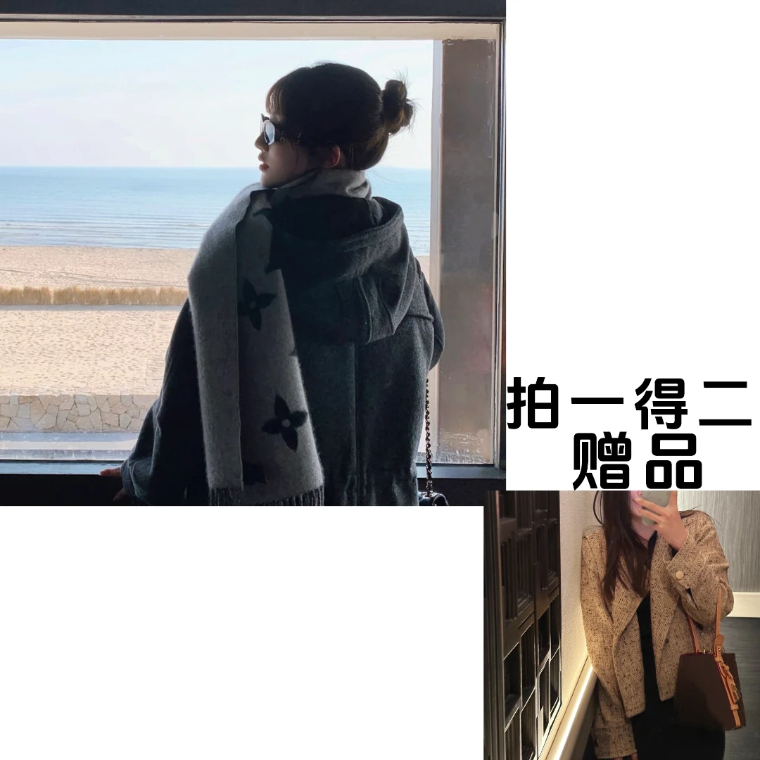 动物绒披肩内蒙古保暖舒适拍一得二两用披肩