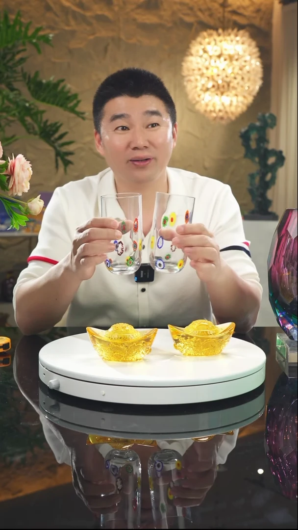 【闪购商品】瓷片福利元宝一对带杯子一对