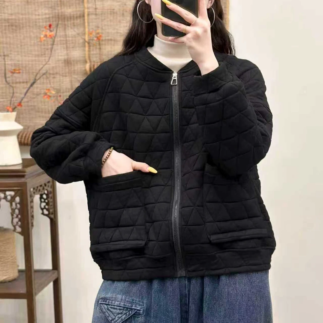 15941新款春秋休闲减龄宽松显瘦洋气轻便外套
