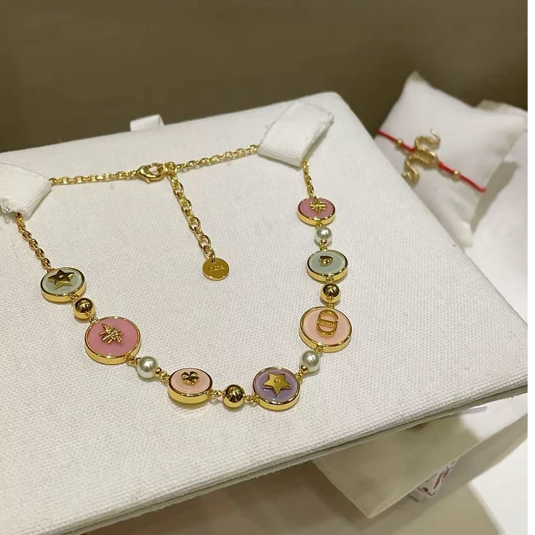 合金项链 合金项链  彩色百搭合金项链