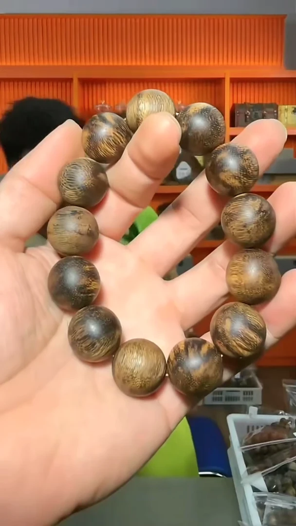 沉香手串164号沉水单圈2.0多样性发一