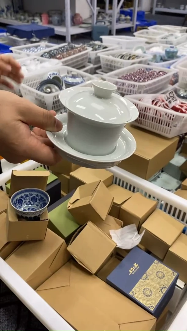 陶瓷景德陶瓷茶具容量约150