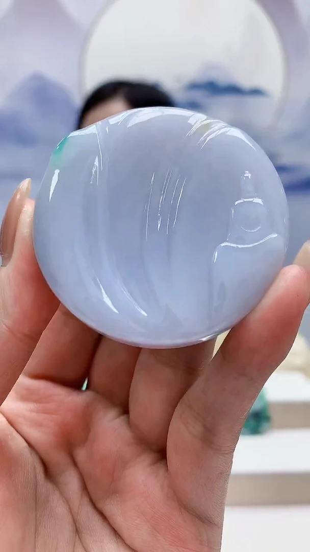 未镶嵌定制翡翠4852MM-毛货挂件18