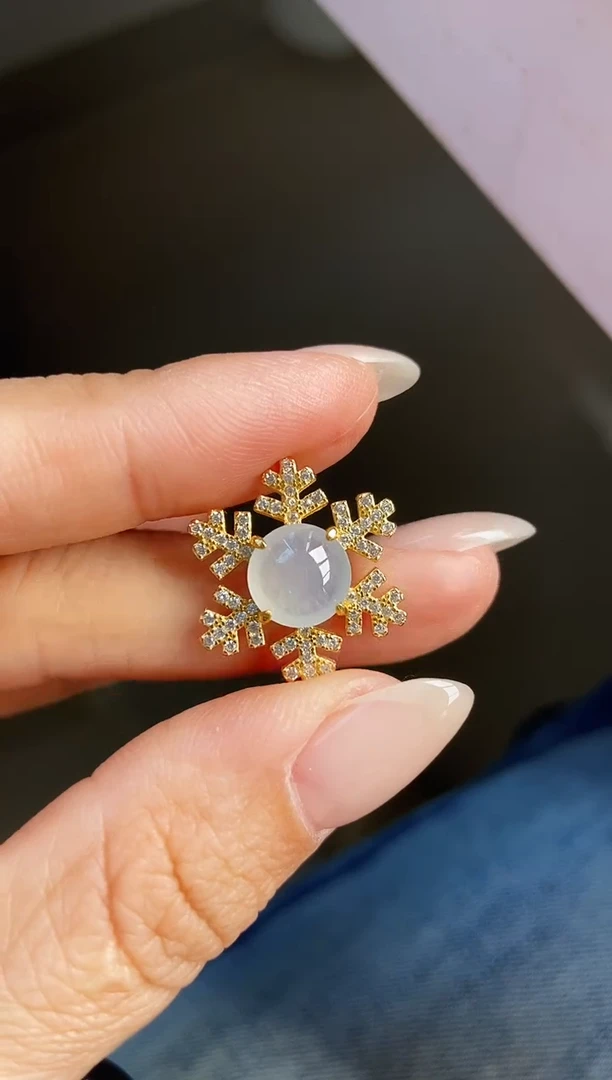 颈饰银S925镶嵌翡翠12