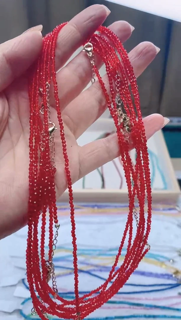 【闪购商品】尖晶石颈饰14K金镶嵌诗颜珠宝甄选SYZB64