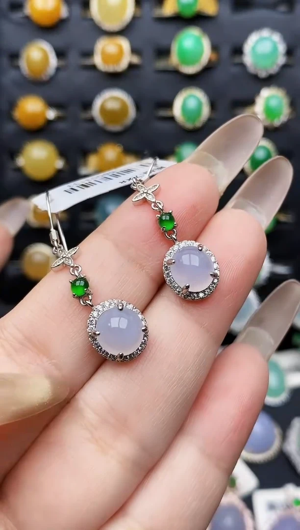 银S925镶嵌戒指翡翠2709