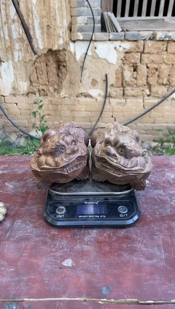 木貔貅一对精品好物推荐