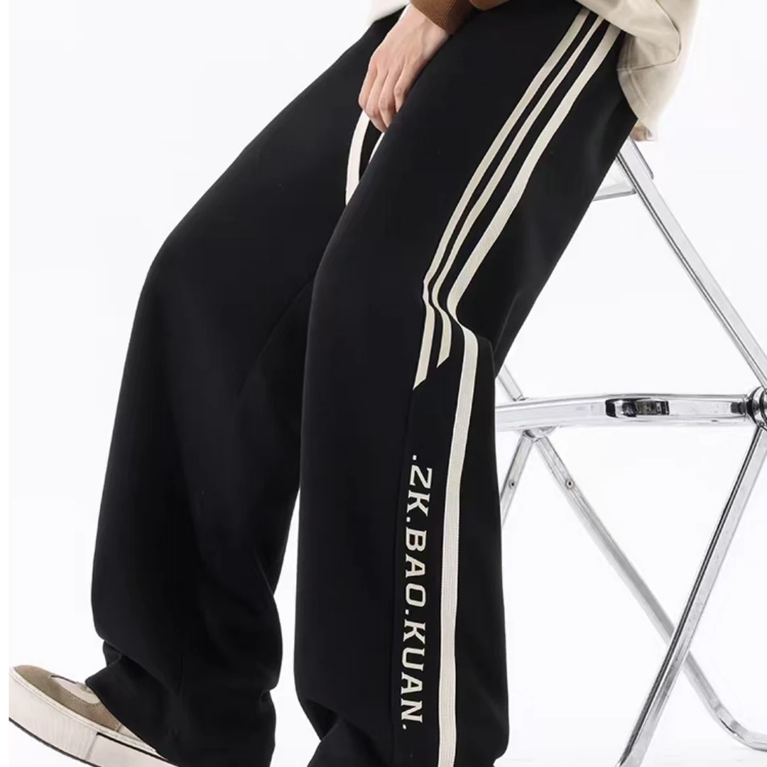 【88718-黑色】青少年春款休闲运动裤