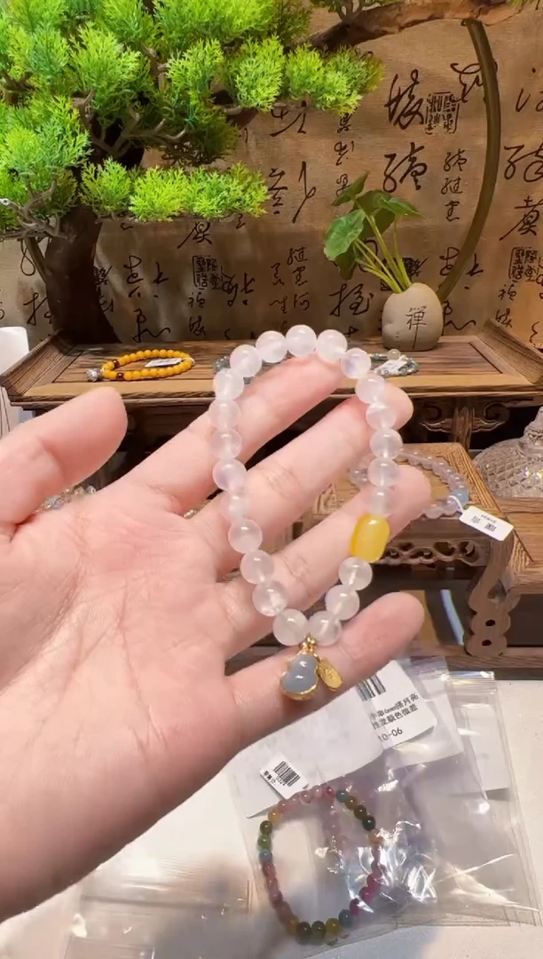未镶嵌手链长石手饰@@