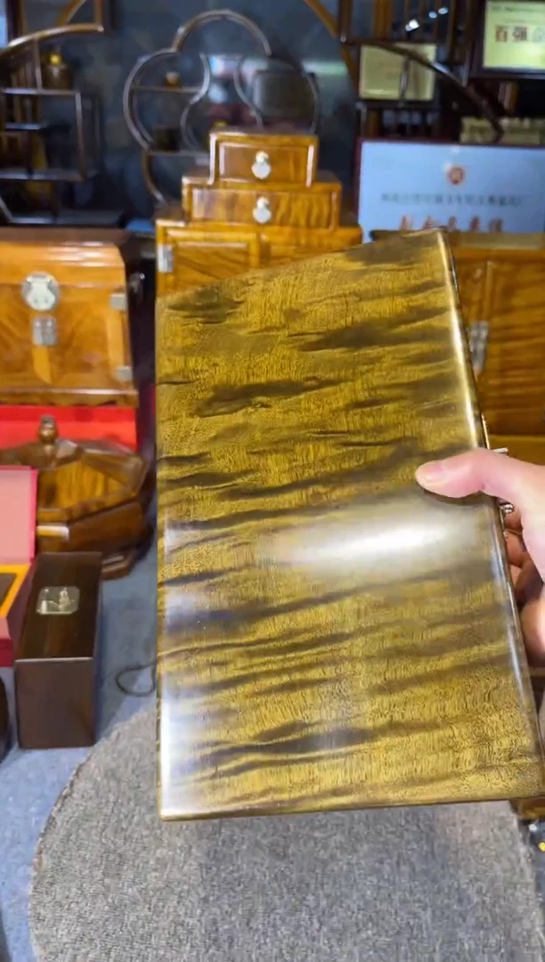 乌木类成套家具乌木首饰盒单个 s26