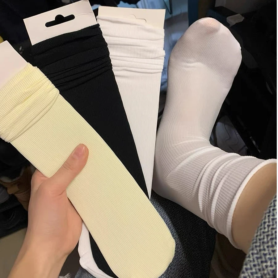 娜娜家  推荐夏季薄款百搭堆堆袜