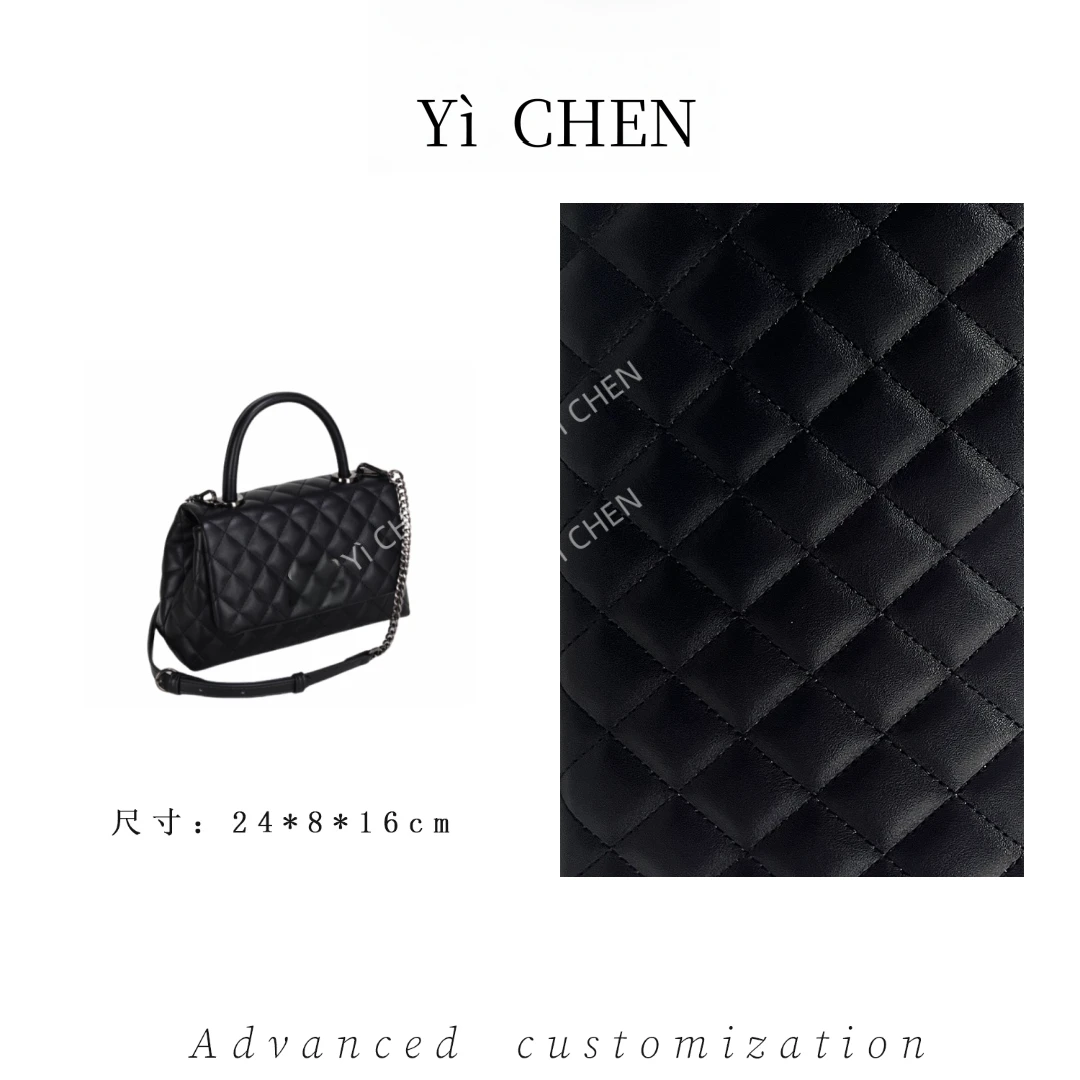 【Yì CHEN】GQ-24491-黑色 简约时尚女士新款轻奢单肩斜跨包