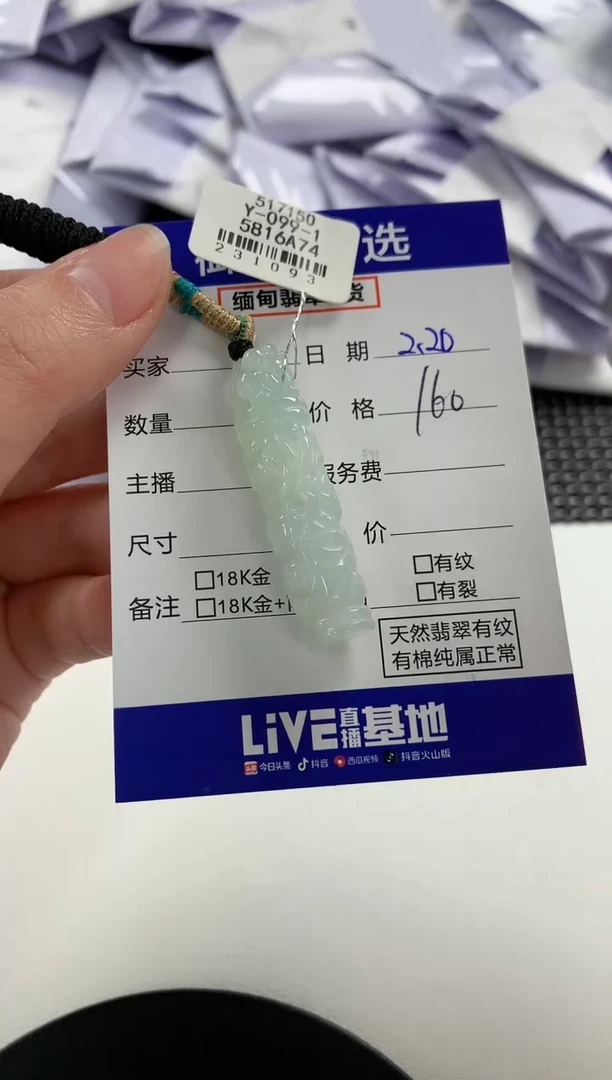【闪购商品】翡翠颈饰未镶嵌2