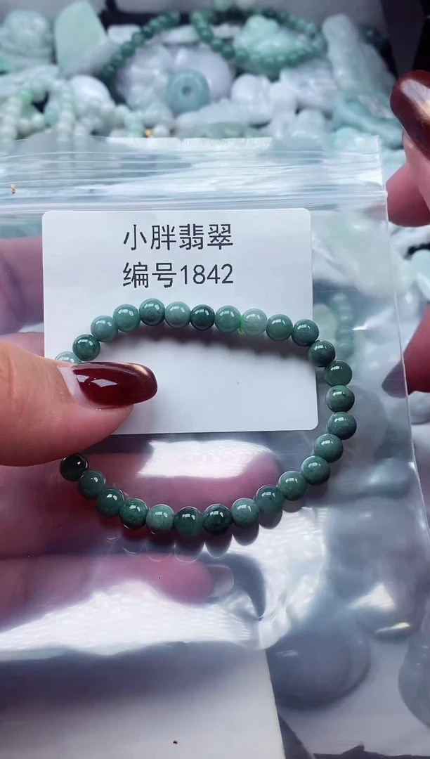 颈饰未镶嵌翡翠缅甸天然A货翡翠1842