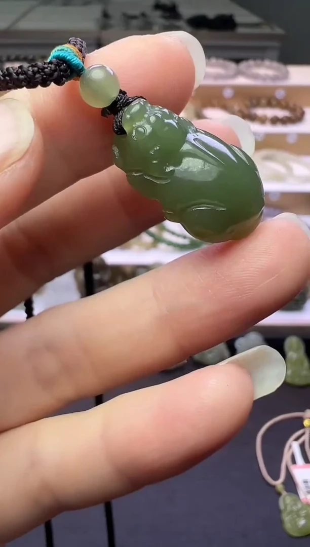 颈饰未镶嵌和田玉96号链接微包容