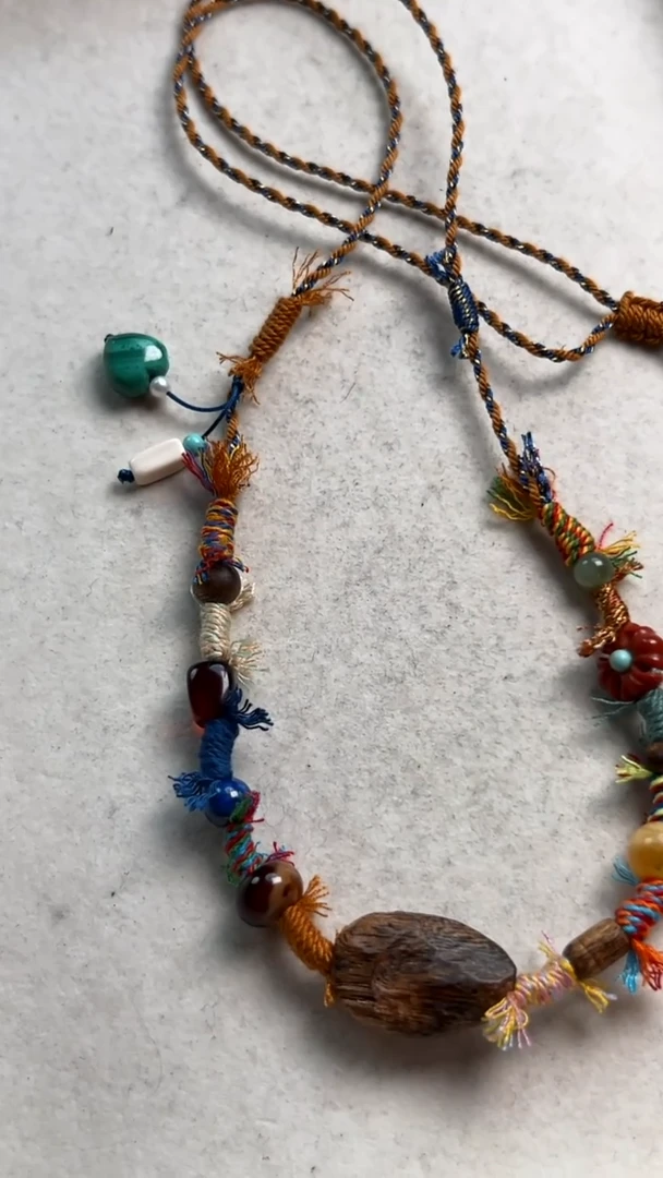 非金属珐琅项链Z01