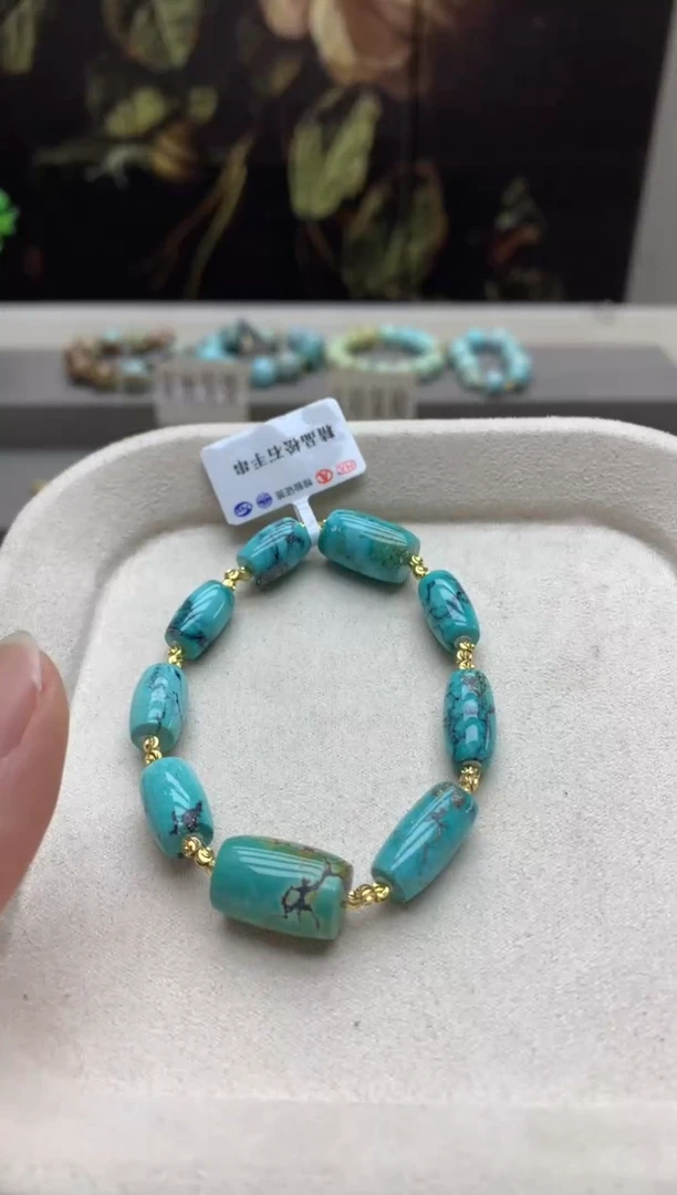 未镶嵌绿松石手串A21