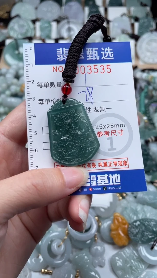 翡翠未镶嵌颈饰00..3535