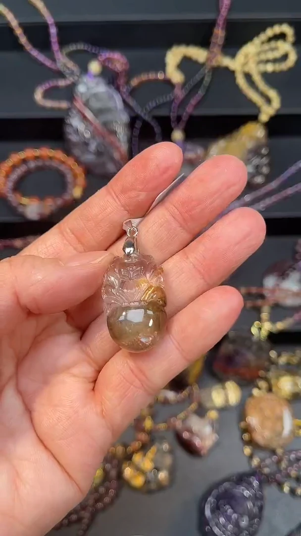 未镶嵌颈饰水晶【百晶灵儿】定制款