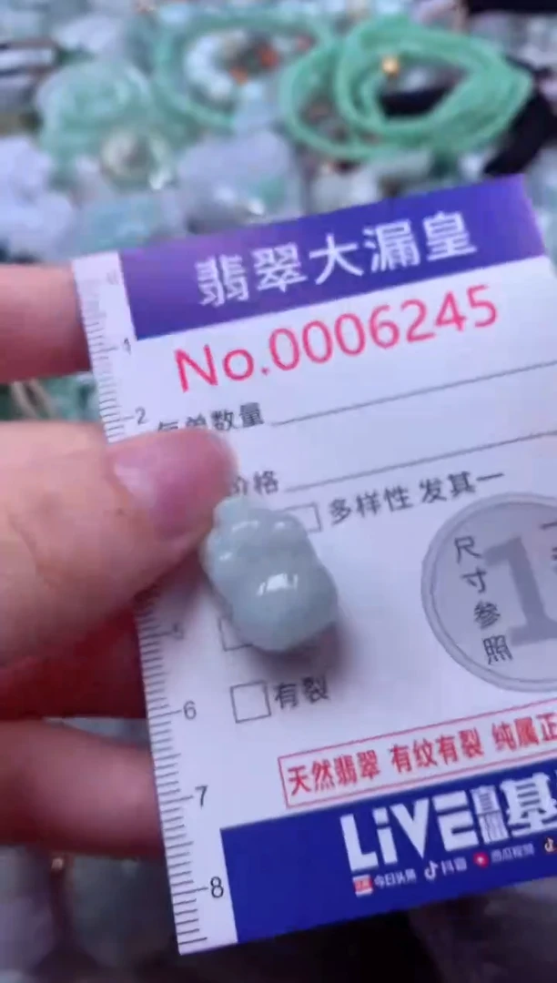 吊坠(不含链)未镶嵌翡翠6245