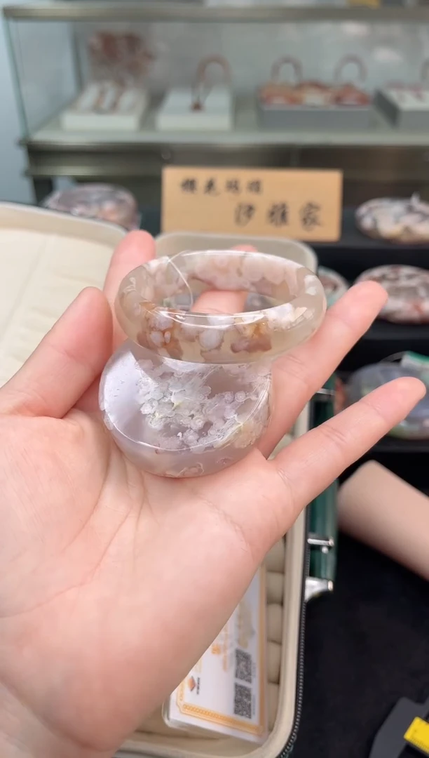 未镶嵌手镯石英质玉53圈口（赠品镯心）36866734