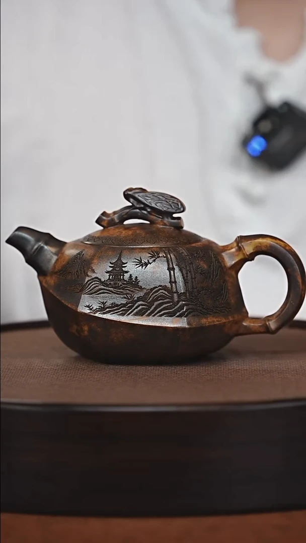 茶壶紫砂原矿紫砂壶