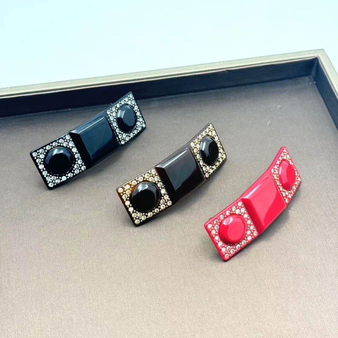 342-352-355新款韩国气质优雅百搭醋酸发饰精致发夹6cm发卡头饰