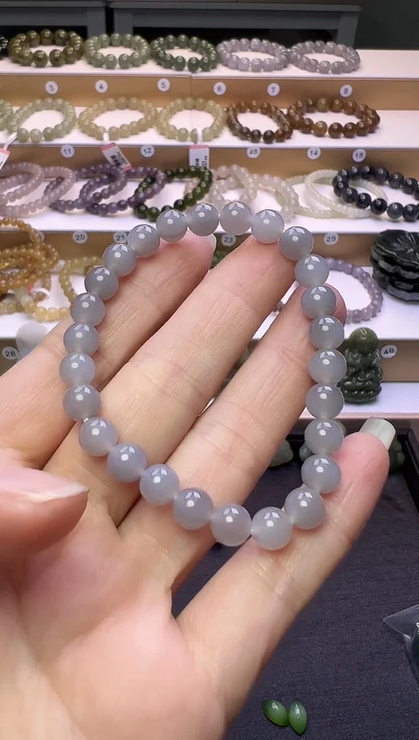 未镶嵌手串和田玉152号链接卡7mm