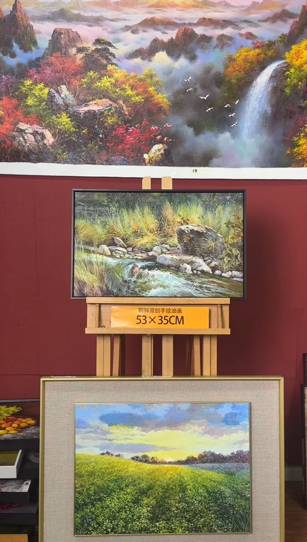 油画【3号】约53*35cm丨朝鲜原创纯手绘孤品油画丨顺丰包邮