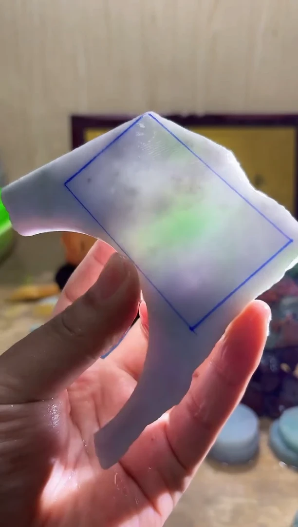 未镶嵌挂件翡翠A货常星4491