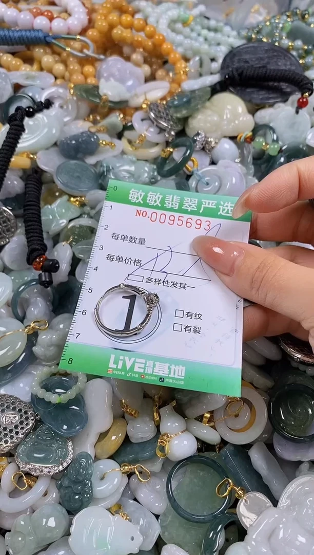 【闪购商品】翡翠颈饰未镶嵌闪购商品0095693多样性发其一