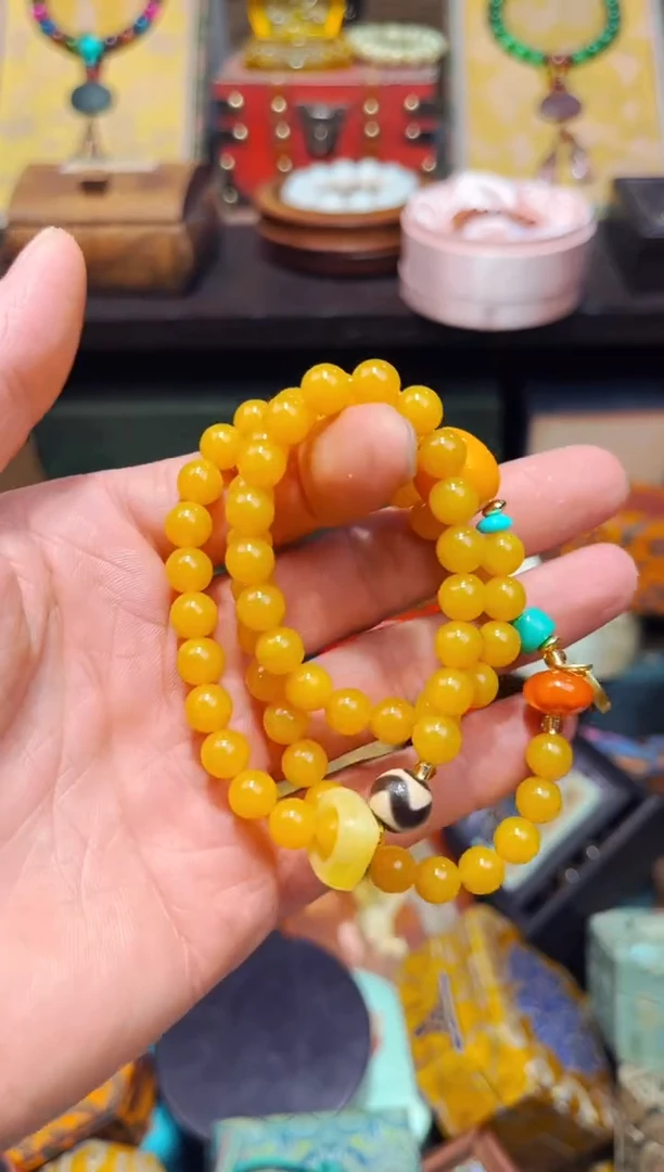 【闪购商品】蜜蜡裸石未镶嵌R瑞哥专属高端精品71