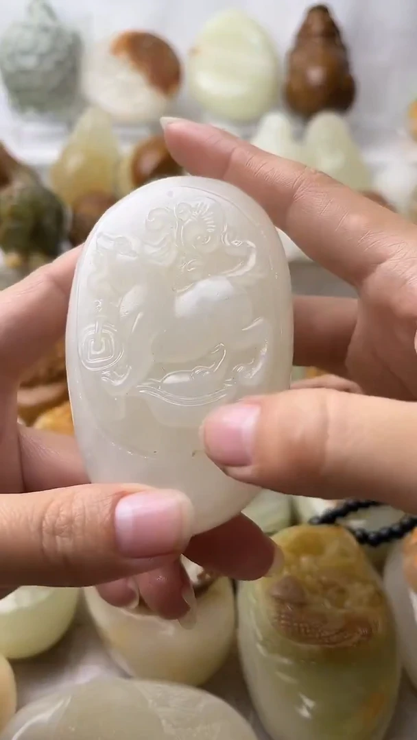 石材古青石棉纹正常不退换狗