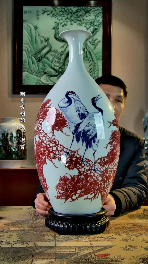 【闪购商品】其他景德镇陶东方陶瓷艺术作品花瓶瓷板画摆件