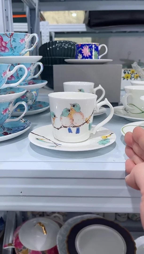 日用陶瓷（简装）咖啡杯一套