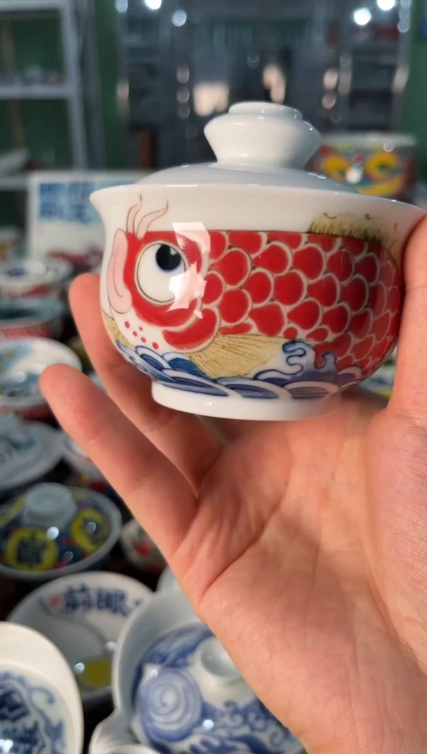 陶瓷昨明景德镇陶瓷：盖碗