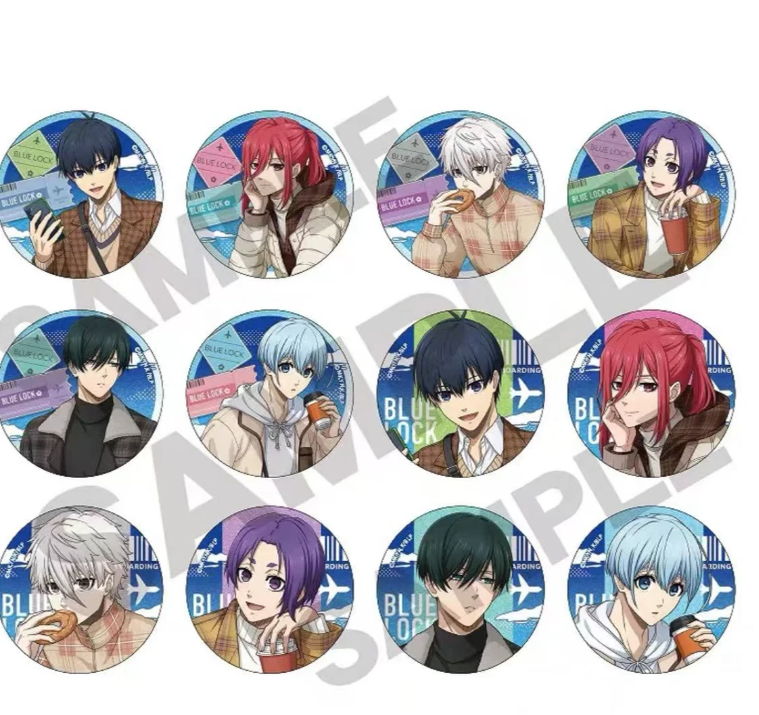 蓝色监狱 旅行吧唧徽章盲盒代拆