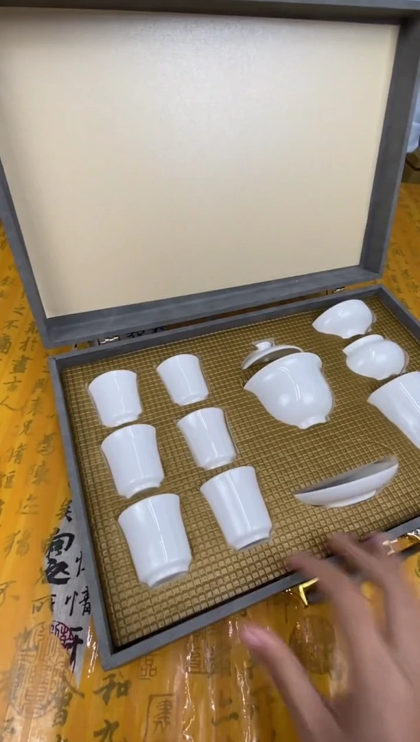 样品清库存@@@茶具全新@@@@纯白羊脂玉