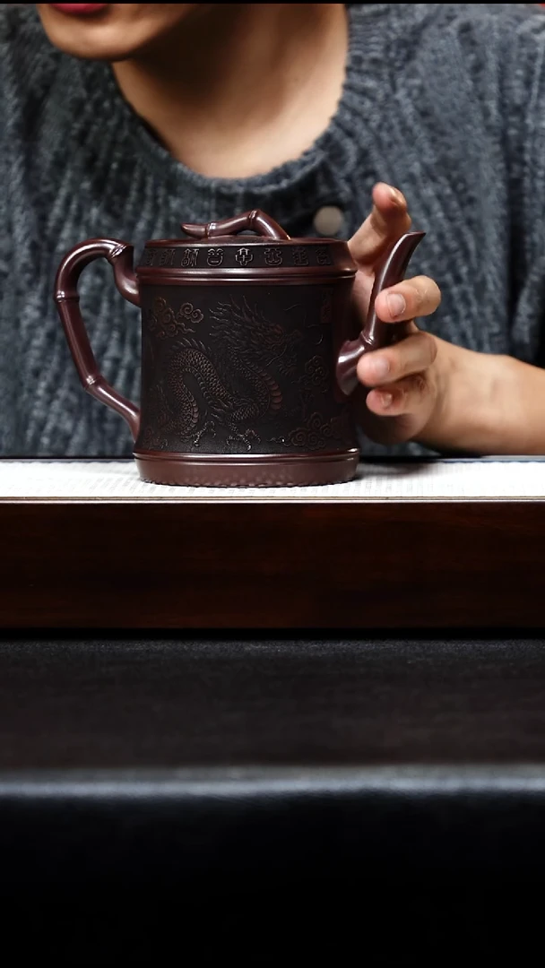 茶杯紫砂宜兴紫砂 竹段