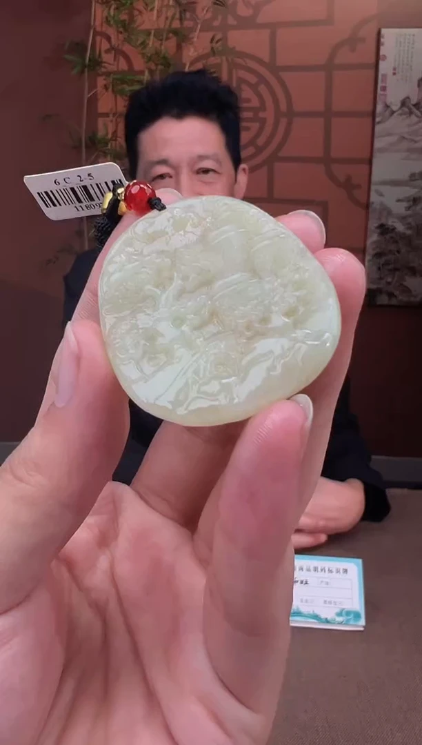 颈饰未镶嵌和田玉多样性拍一发一0905