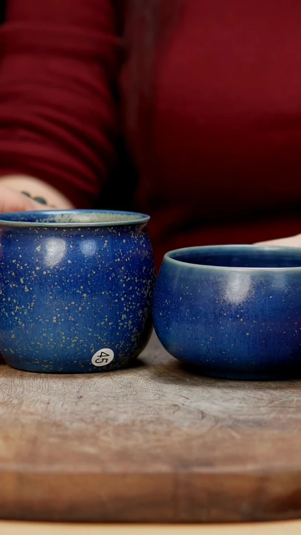 钧瓷作品—郑郑—杯+微瑕杯—201