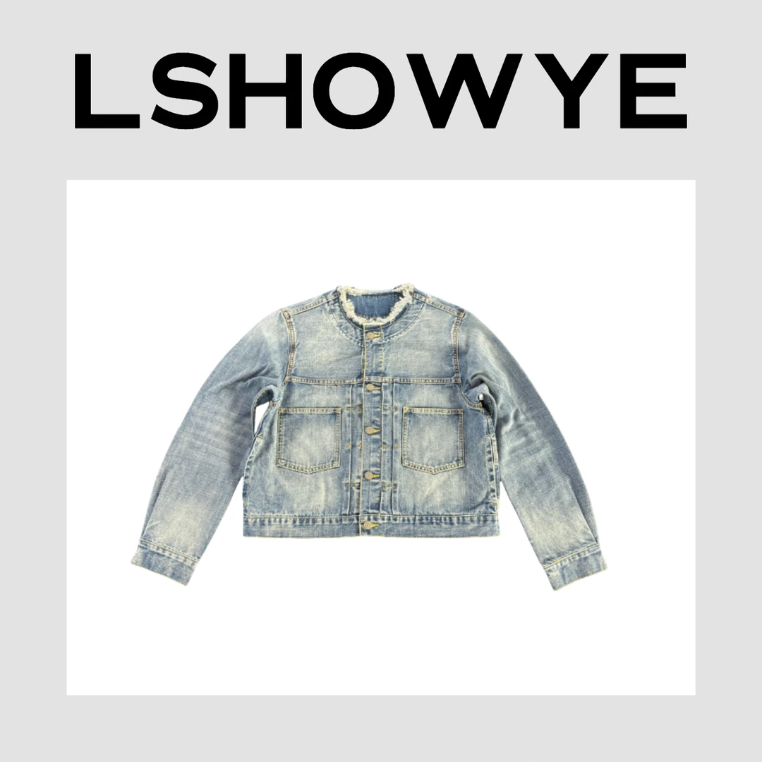LSHOWYE｜ 圆领牛仔夹克外套 20902