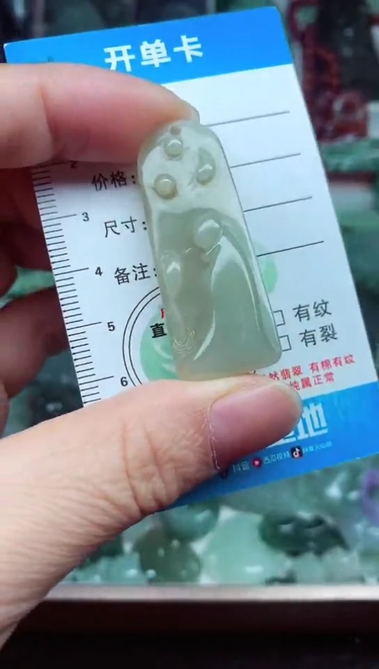 颈饰未镶嵌翡翠天然缅甸翡翠A货吊坠